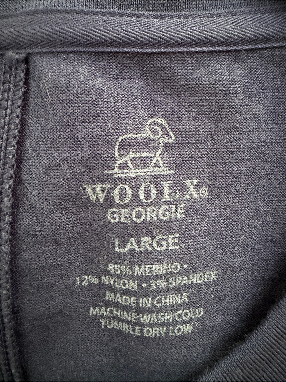 Woolx Georgie Dress - Ink Blue - Picture 3 of 4